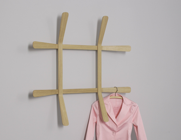 Lili wall mounted coat rack