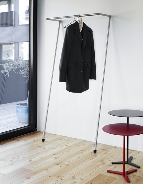 Zen lean on the ewall coat rack