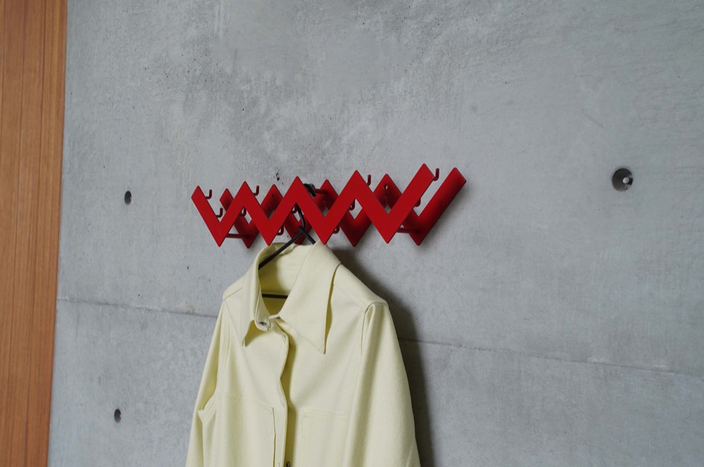 Ziggy Wandgarderobe in Rot